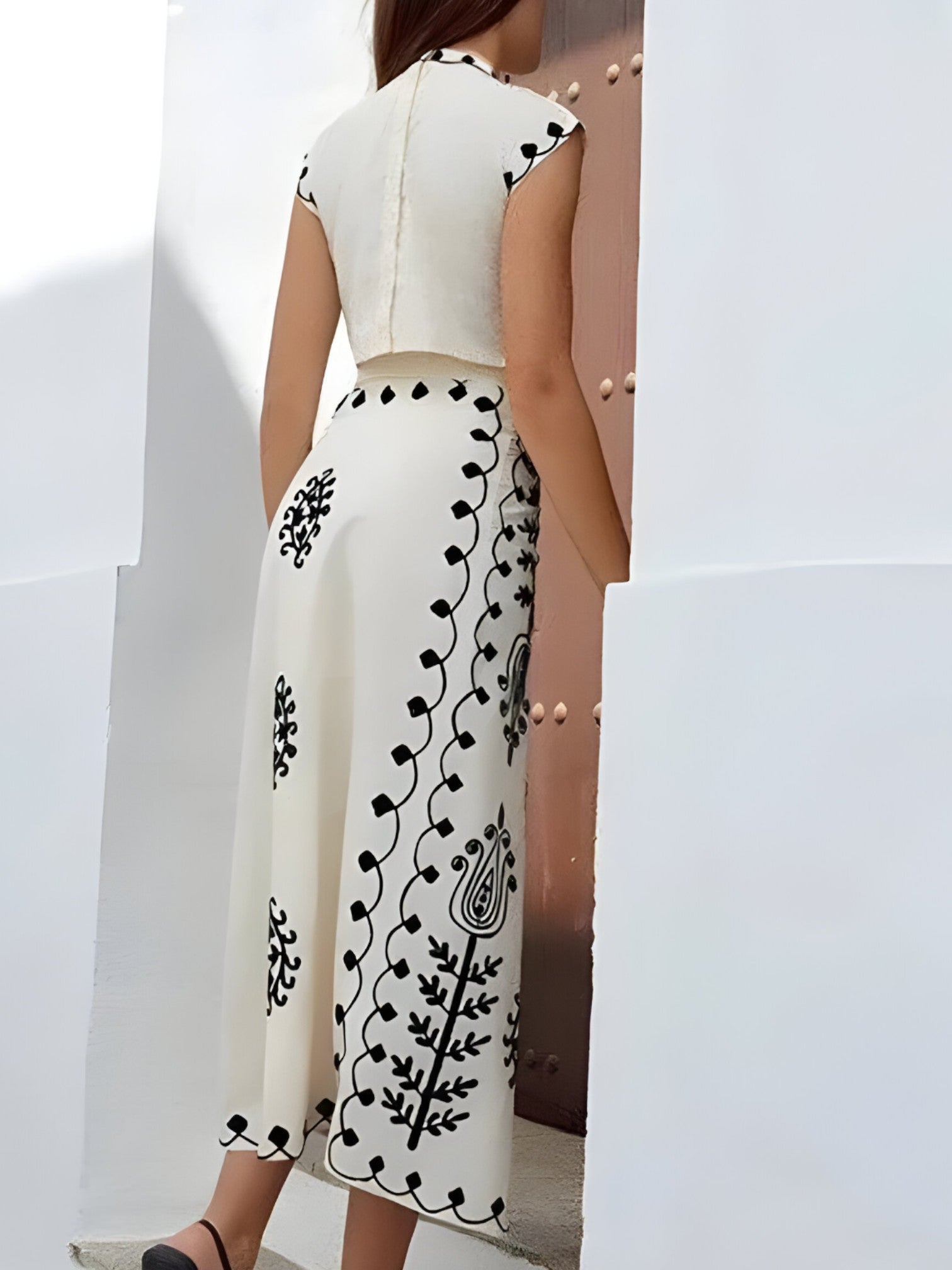 Cordelia | Ensemble Tailleur Femme Chic à Imprimé