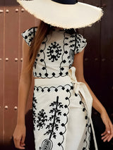 Cordelia | Ensemble Tailleur Femme Chic à Imprimé