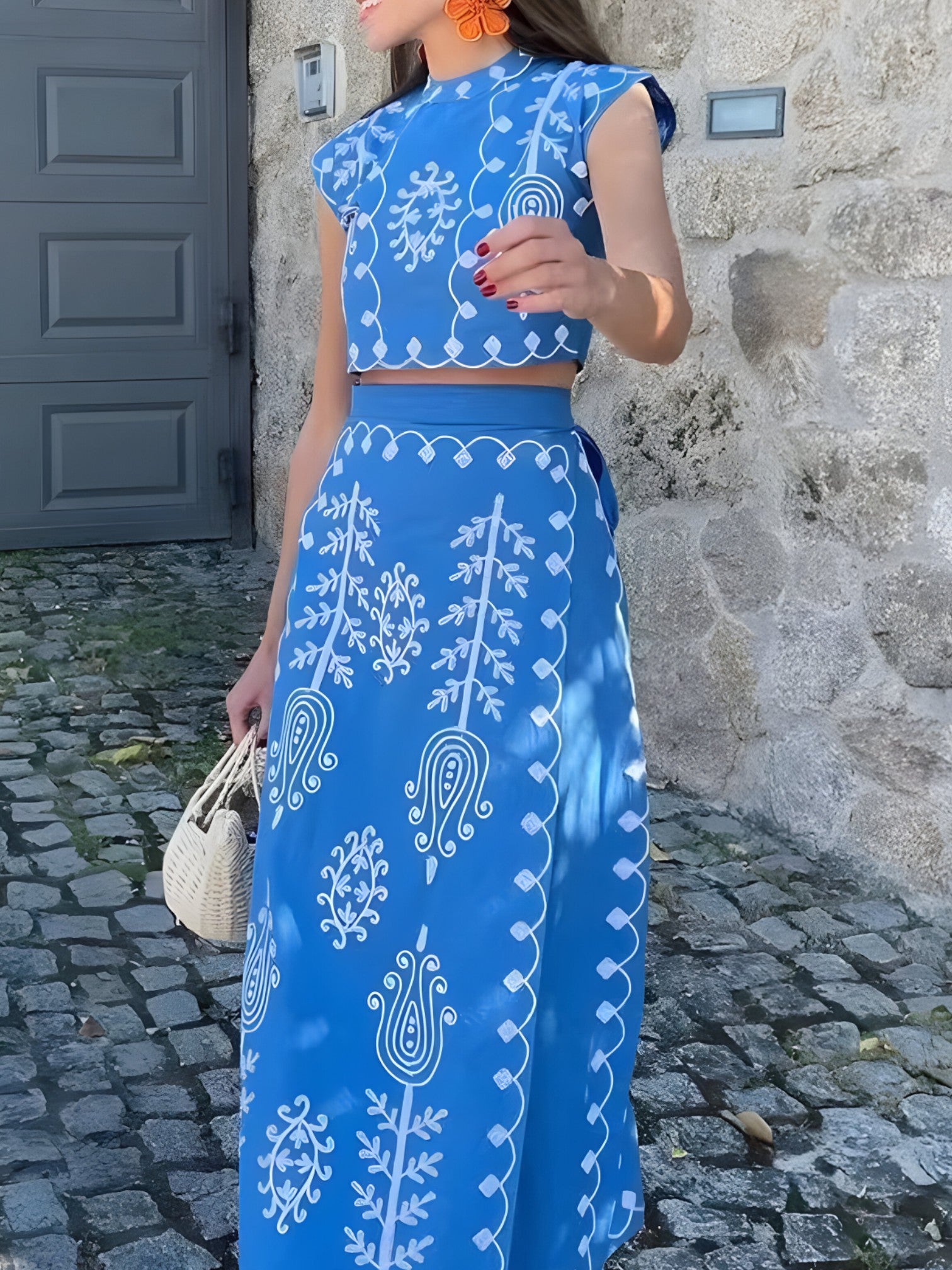 Cordelia | Ensemble Tailleur Femme Chic à Imprimé