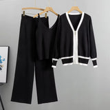 Ensemble Tailleur Femme Élégant 3 Pièces 3