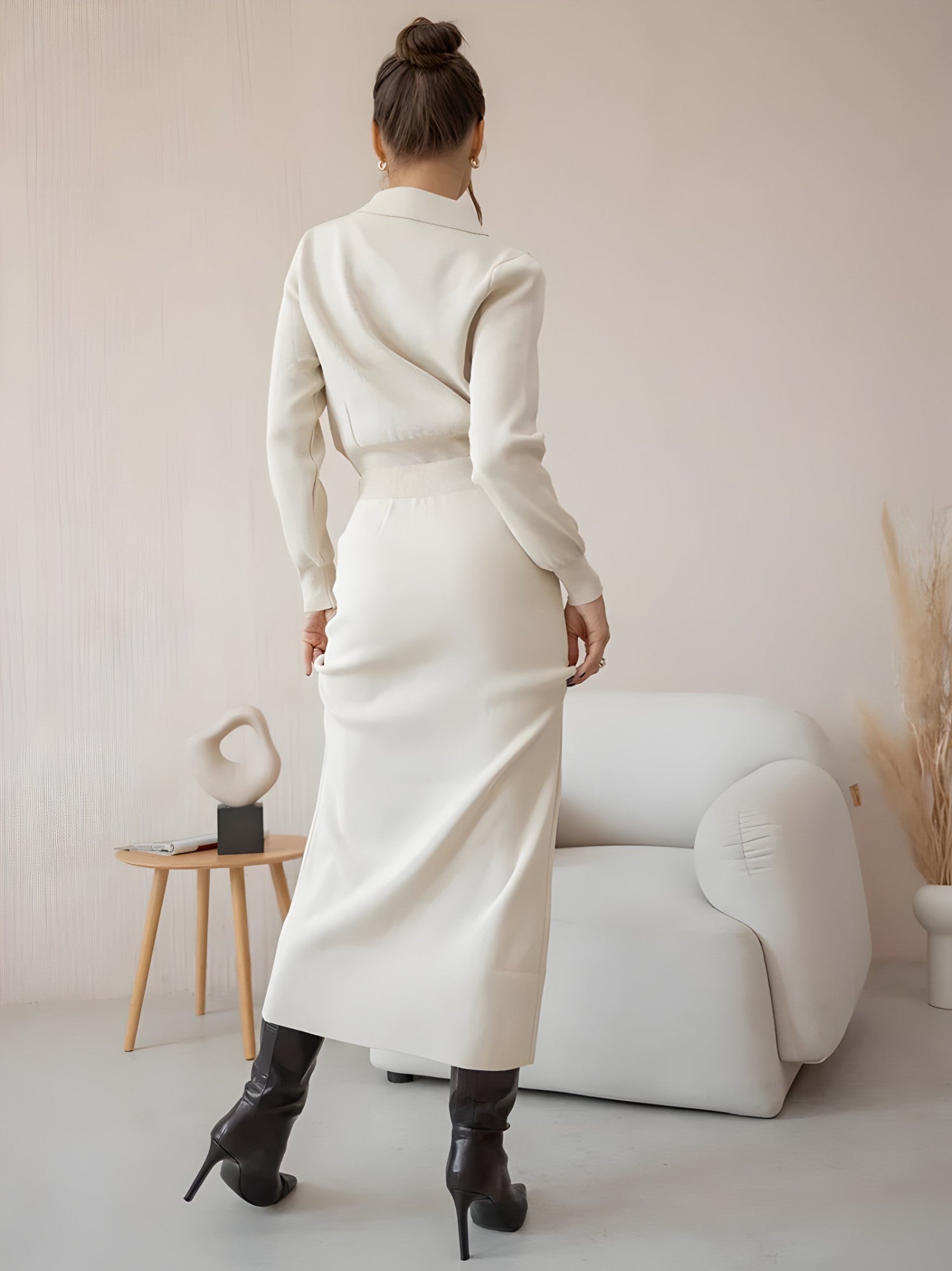 Remy | Ensemble Tailleur Femme Élégant Blazer Jupe
