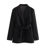 Ensemble Tailleur Femme Élégant Blazer Pantalon 6