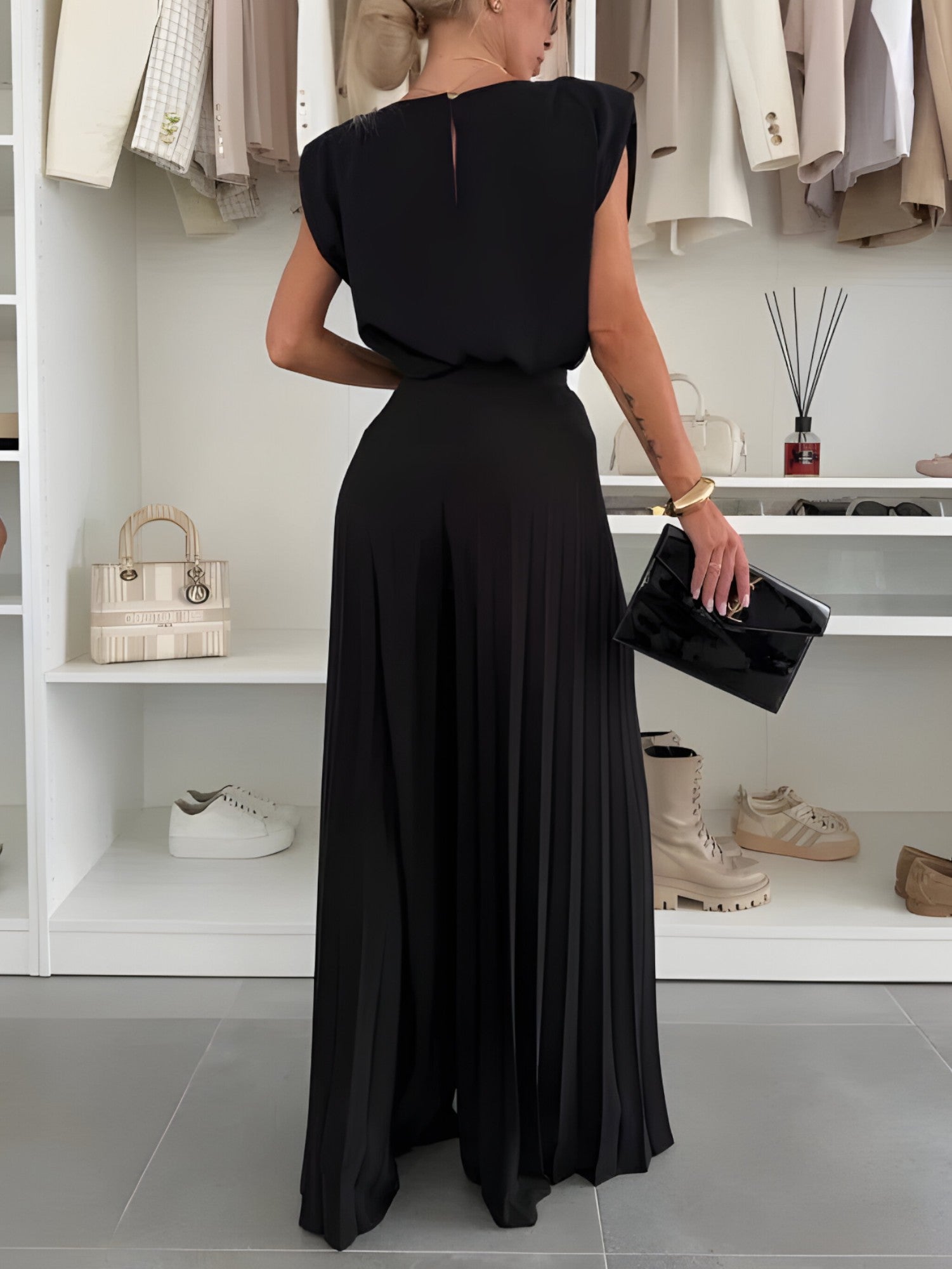 Mercy | Ensemble Tailleur Femme Élégant Sans Manches