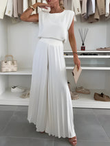 Mercy | Ensemble Tailleur Femme Élégant Sans Manches