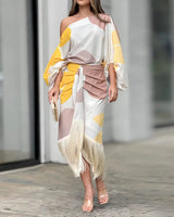 Ensemble Tailleur Femme Élégant en Soie 0