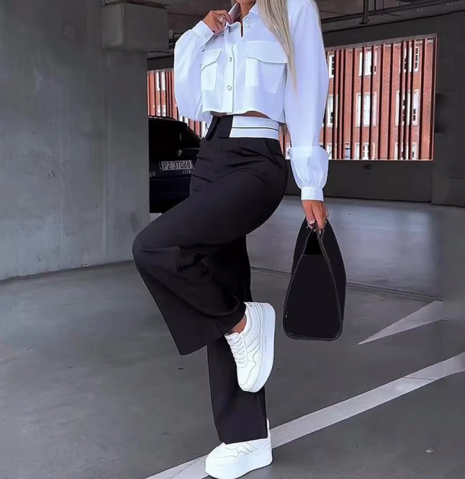 Ensemble Tailleur Pantalon Femme Élégant 4