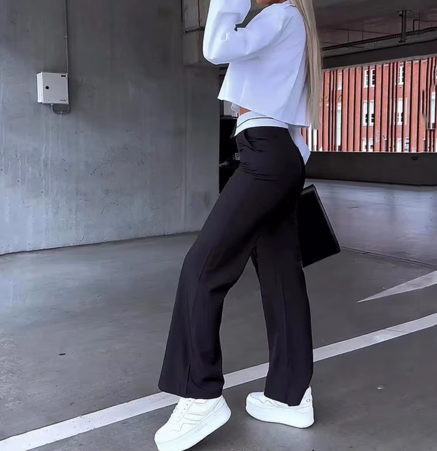 Ensemble Tailleur Pantalon Femme Élégant 5