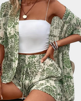 Ensemble d'Été Femme Chic Vert 1