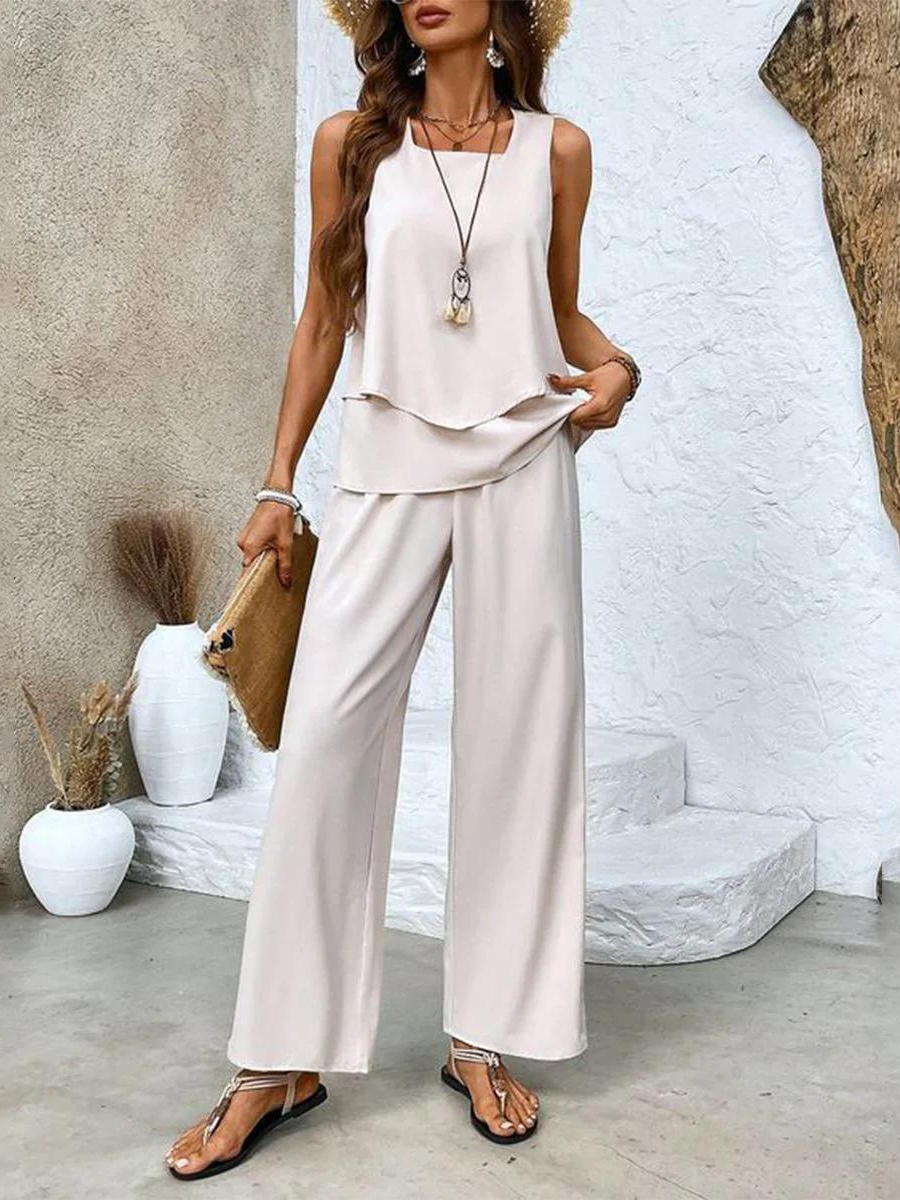 Ensemble d'été Élégant à Fleurs 4