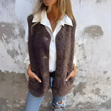 Abigaia | Gilet Chic Femme à Boutons Élégant