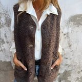 Abigaia | Gilet Chic Femme à Boutons Élégant