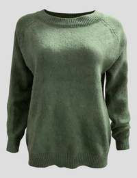 Bequemer Damenpullover in Beige Herbstkollektion