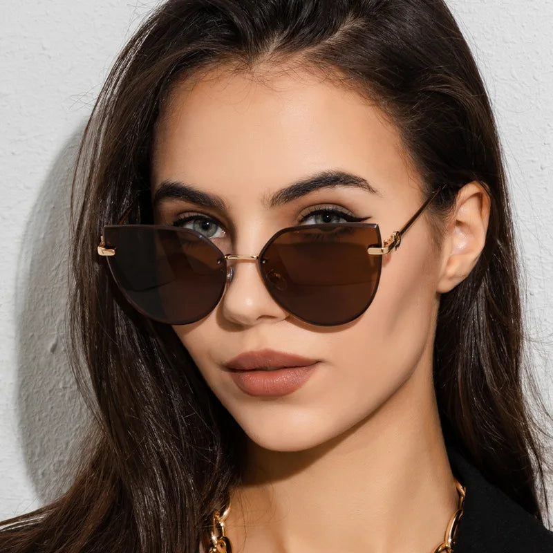 other : Dorothea | Lunettes de Soleil Femme Cat Eye Métal in van Seroa