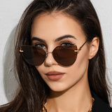 other : Dorothea | Lunettes de Soleil Femme Cat Eye Métal in van Seroa