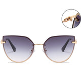 other : Dorothea | Lunettes de Soleil Femme Cat Eye Métal in van Seroa