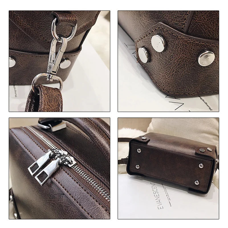 bags : Maya | Sac Bandoulière Femme Cuir Vintage Élégant in van Seroa