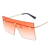 other : Leona | Lunettes de Soleil Oversize Femme in OrDoubleOrange van Seroa