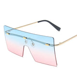 other : Leona | Lunettes de Soleil Oversize Femme in OrBleuRose van Seroa