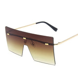 other : Leona | Lunettes de Soleil Oversize Femme in OrDoubleThé van Seroa