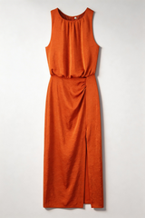 Robe midi élégante pour femme, confortable en jersey, idéale pour