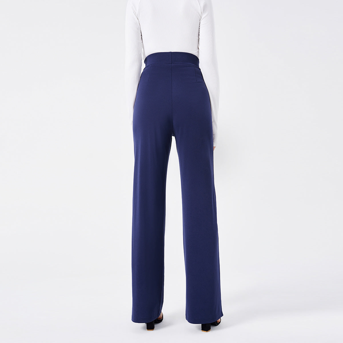 other : Isabel | Pantalon Fluide Femme en Polyester à Jambes Larges in van Seroa