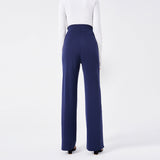 other : Isabel | Pantalon Fluide Femme en Polyester à Jambes Larges in van Seroa