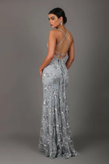dresses : Ellie – Élégante Robe de Soirée Dos Nu Ornée de Paillettes in van Seroa
