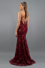 dresses : Ellie – Élégante Robe de Soirée Dos Nu Ornée de Paillettes in van Seroa