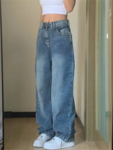 other : Maiana | Jeans Femme Boyfriend en Coton Bleu Délavé in van Seroa