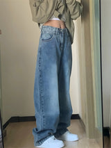 other : Maiana | Jeans Femme Boyfriend en Coton Bleu Délavé in van Seroa