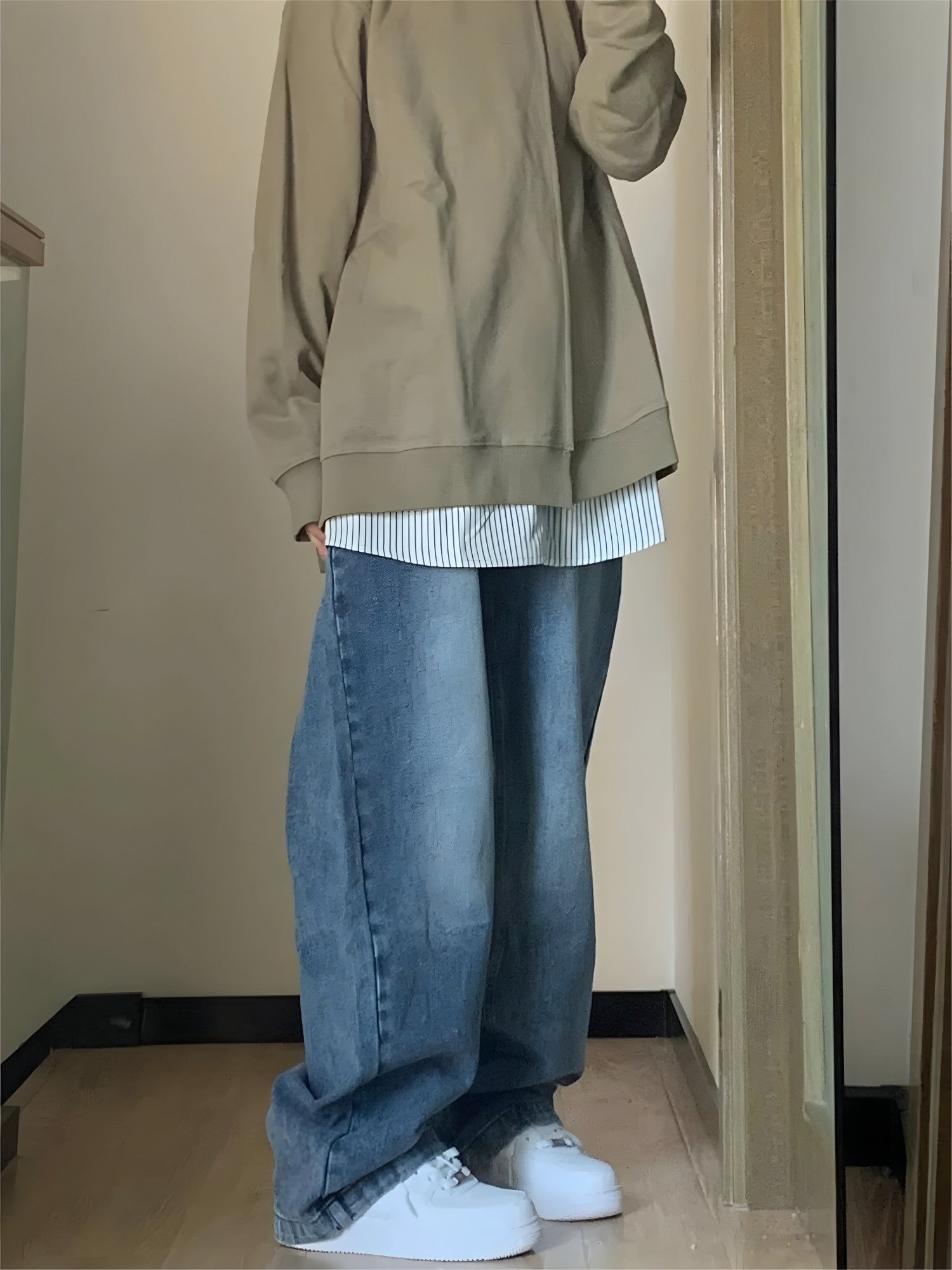other : Maiana | Jeans Femme Boyfriend en Coton Bleu Délavé in van Seroa