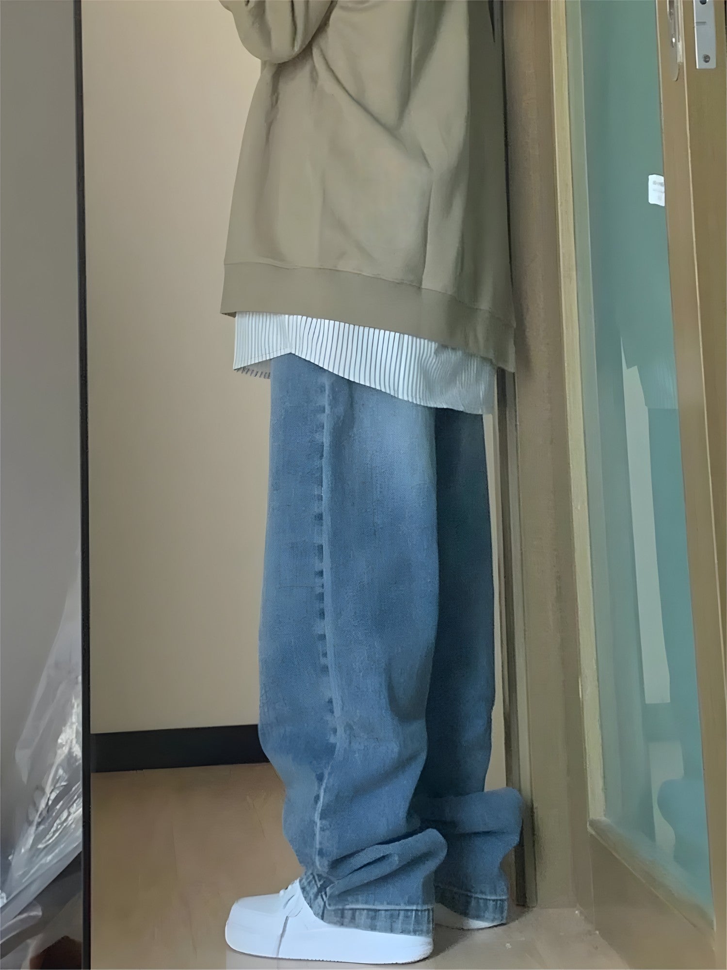 other : Maiana | Jeans Femme Boyfriend en Coton Bleu Délavé in van Seroa