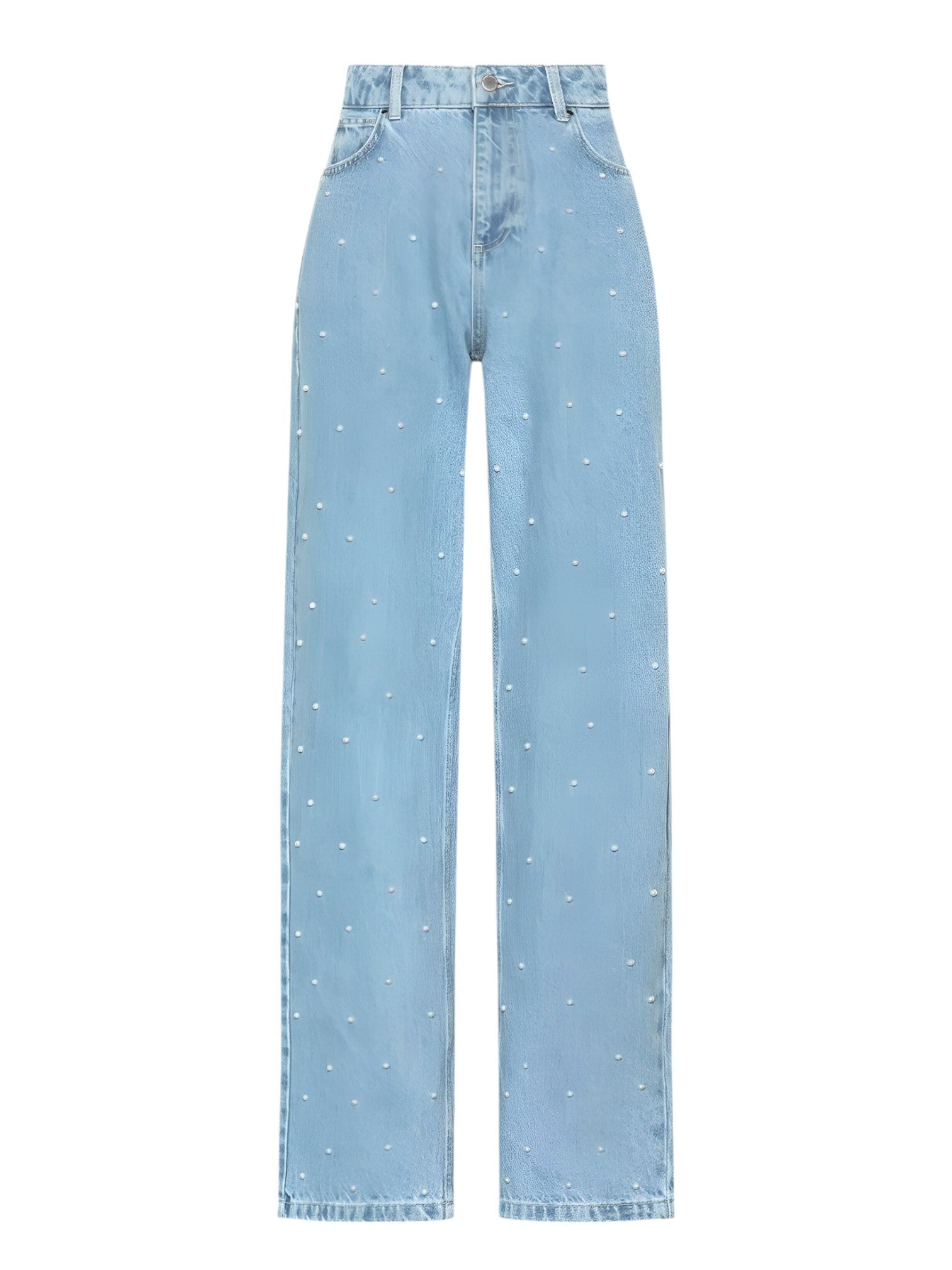 Jeans pour femmes : Zilla | Jeans Femme Slim Fit en Denim avec Paillettes in van Seroa
