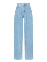 Jeans pour femmes : Zilla | Jeans Femme Slim Fit en Denim avec Paillettes in van Seroa
