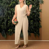 Beryl | Jumpsuit Élégant Femme Design Wrap