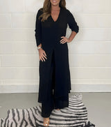 Delphine | Jumpsuit Femme Élégant Pantalon Large