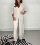 Delphine | Jumpsuit Femme Élégant Pantalon Large
