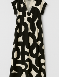 Chic Women's V-Neck Maxi Dress with an Elegant Silhouette