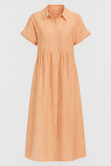 Schickes Damen-Midikleid mit praktischen Taschen