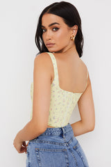 dresses : Nia | Corset Femme Clair Imprimé Floral Ajusté in van Seroa