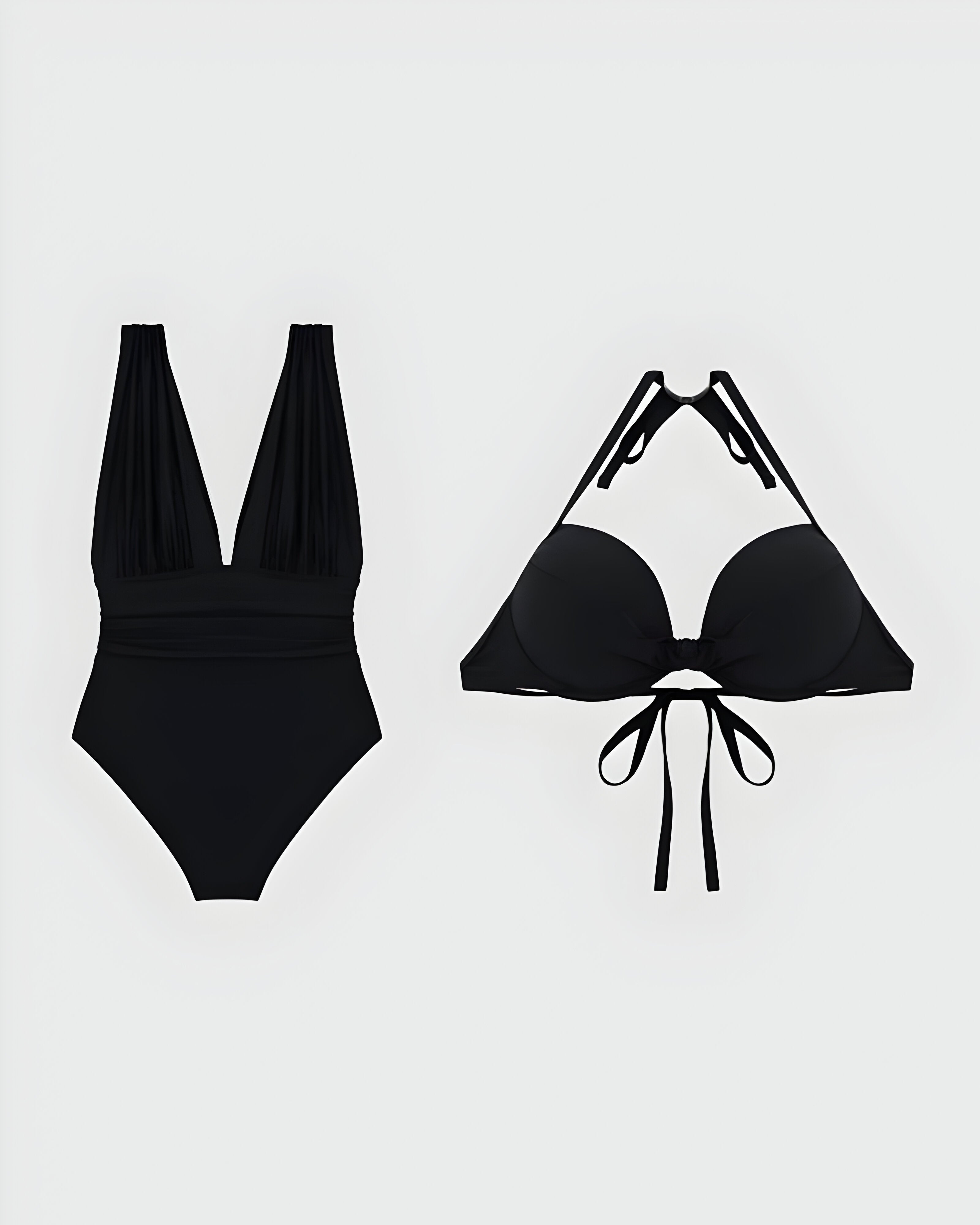 Zelda | Maillot de Bain Femme Sculptant Décolleté V