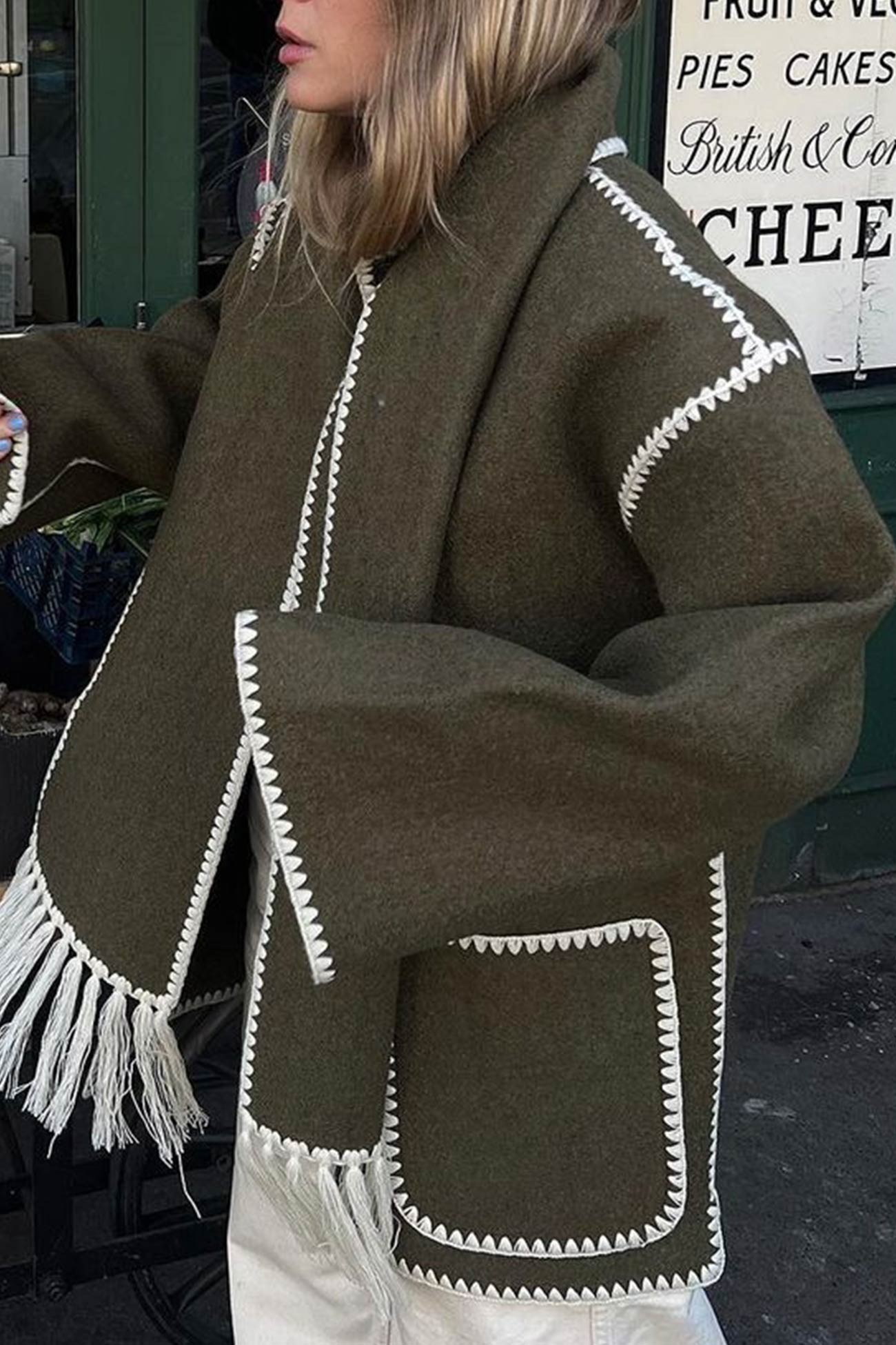 Manteau Châle Femme Élégant 10