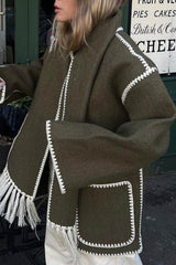 Manteau Châle Femme Élégant 10