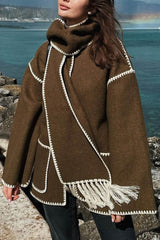 Manteau Châle Femme Élégant 8