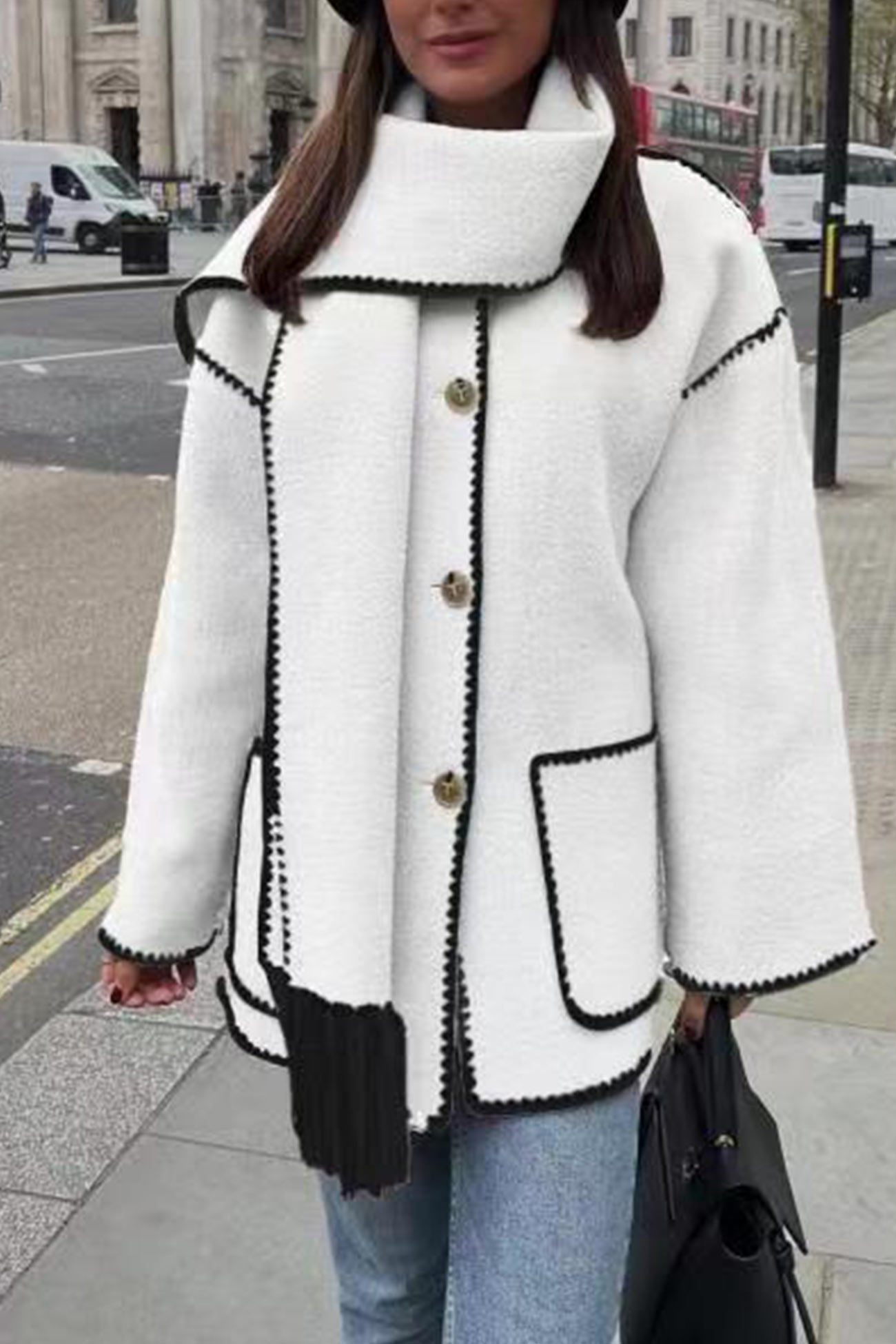 Manteau Châle Femme Élégant 9