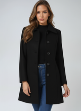 Manteau D'Hiver Femme Élégant Ajusté 0
