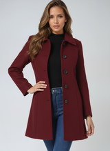 Manteau D'Hiver Femme Élégant Ajusté 5
