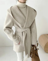 Manteau Femme Capuche Style Coton Autumn Collection