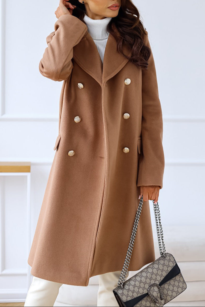 Manteau Femme Élégant à Double Boutonnage 4