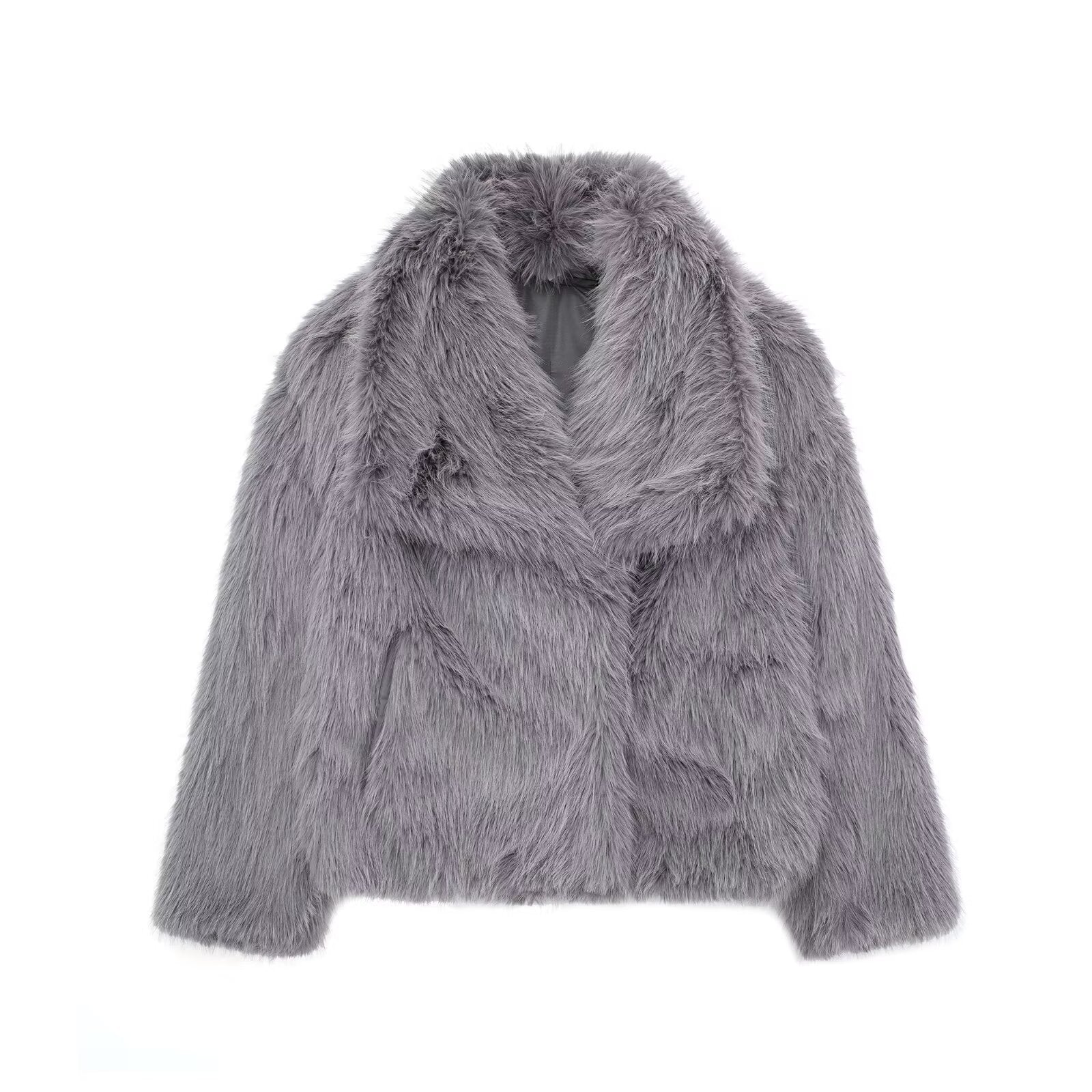 Manteau Femme Élégant en Fourrure Synthétique 6